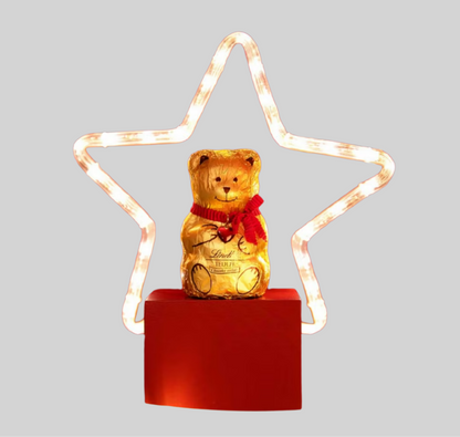 Lindt Teddy Bear Milk Chocolate 100g (Bundle of 5) – Festive Swiss Gift Set