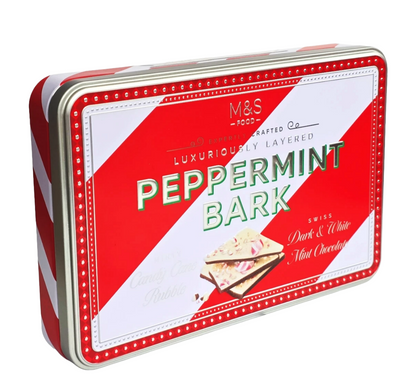 Imported UK M&S Peppermint Bark holiday chocolate treat
