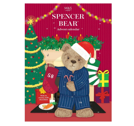 Marks & Spencer festive chocolate advent design