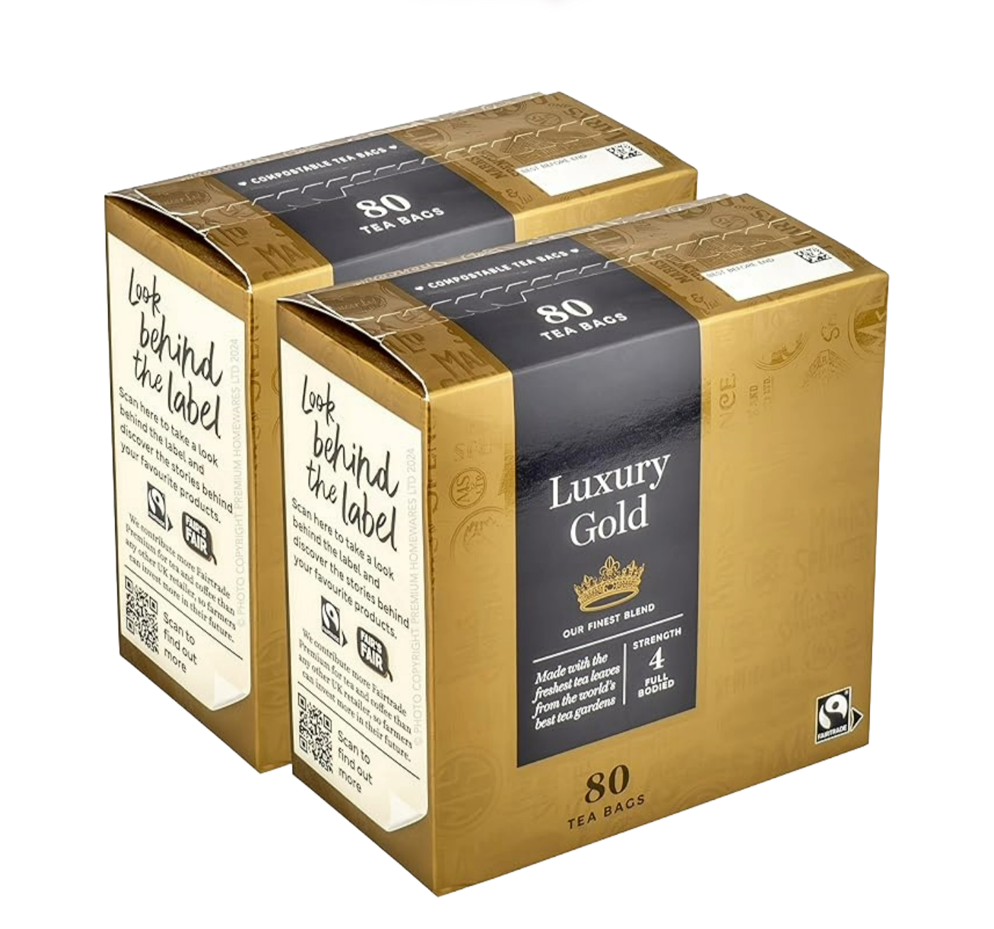 M&S Gold Label Tea Bags 80 × 2 | British Tea USA – British Goods USA