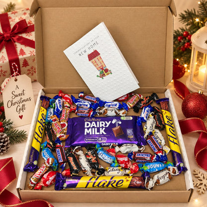 Personalised British chocolate gift for family friends and colleagues