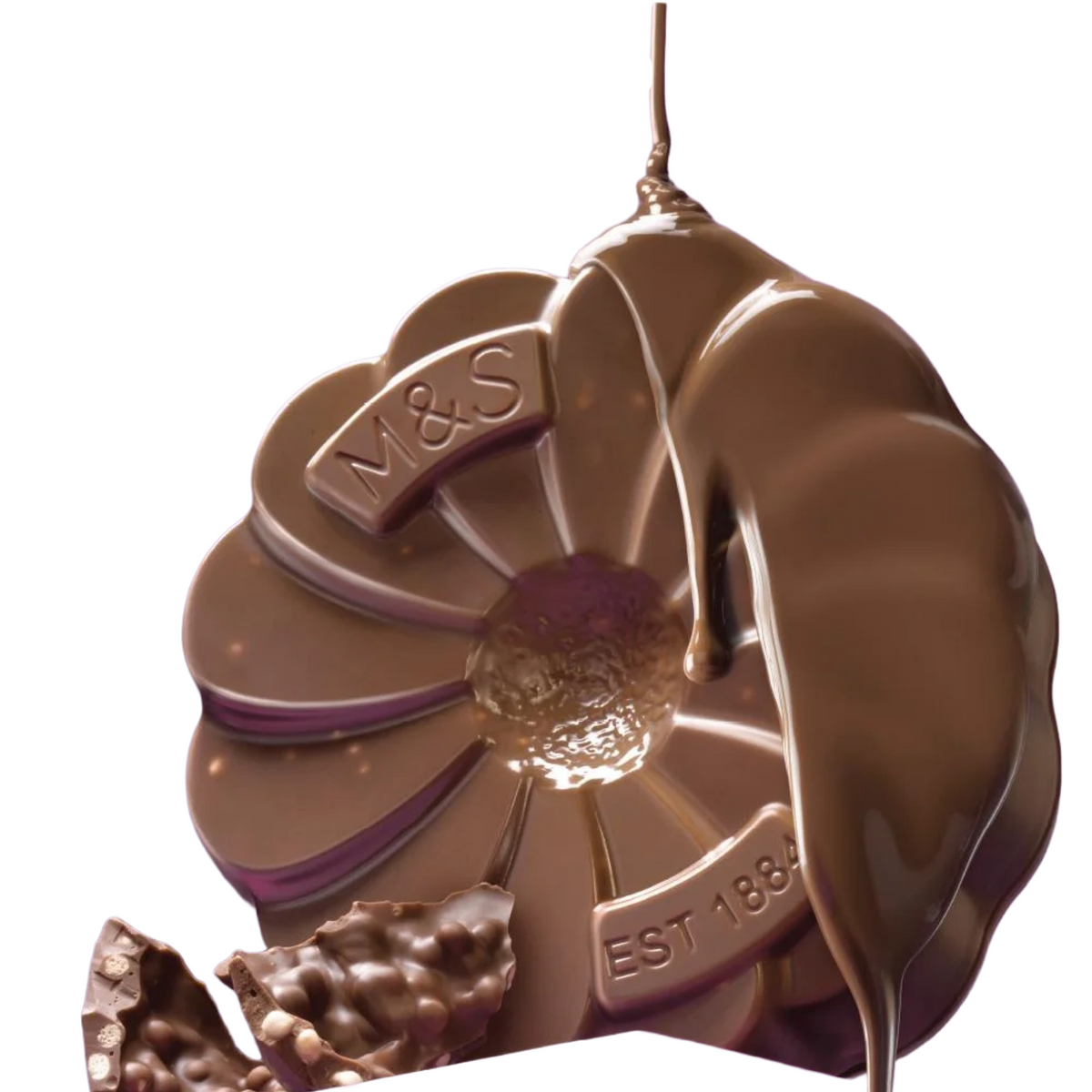 Marks & Spencer milk chocolate Easter egg with biscuit pieces