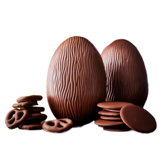 M&S Easter chocolate egg with giant milk chocolate buttons