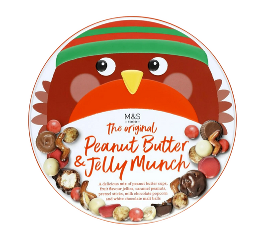 M&S Peanut Butter & Jelly Munch 544g pack front view
