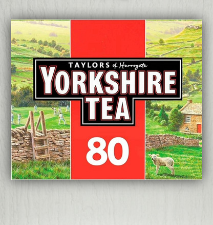 Yorkshire Tea bundle with British grocery items