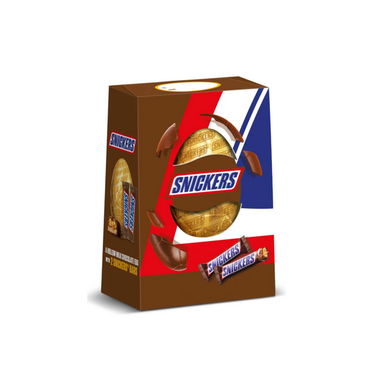 Snickers Extra Large Easter Egg 216g box packaging