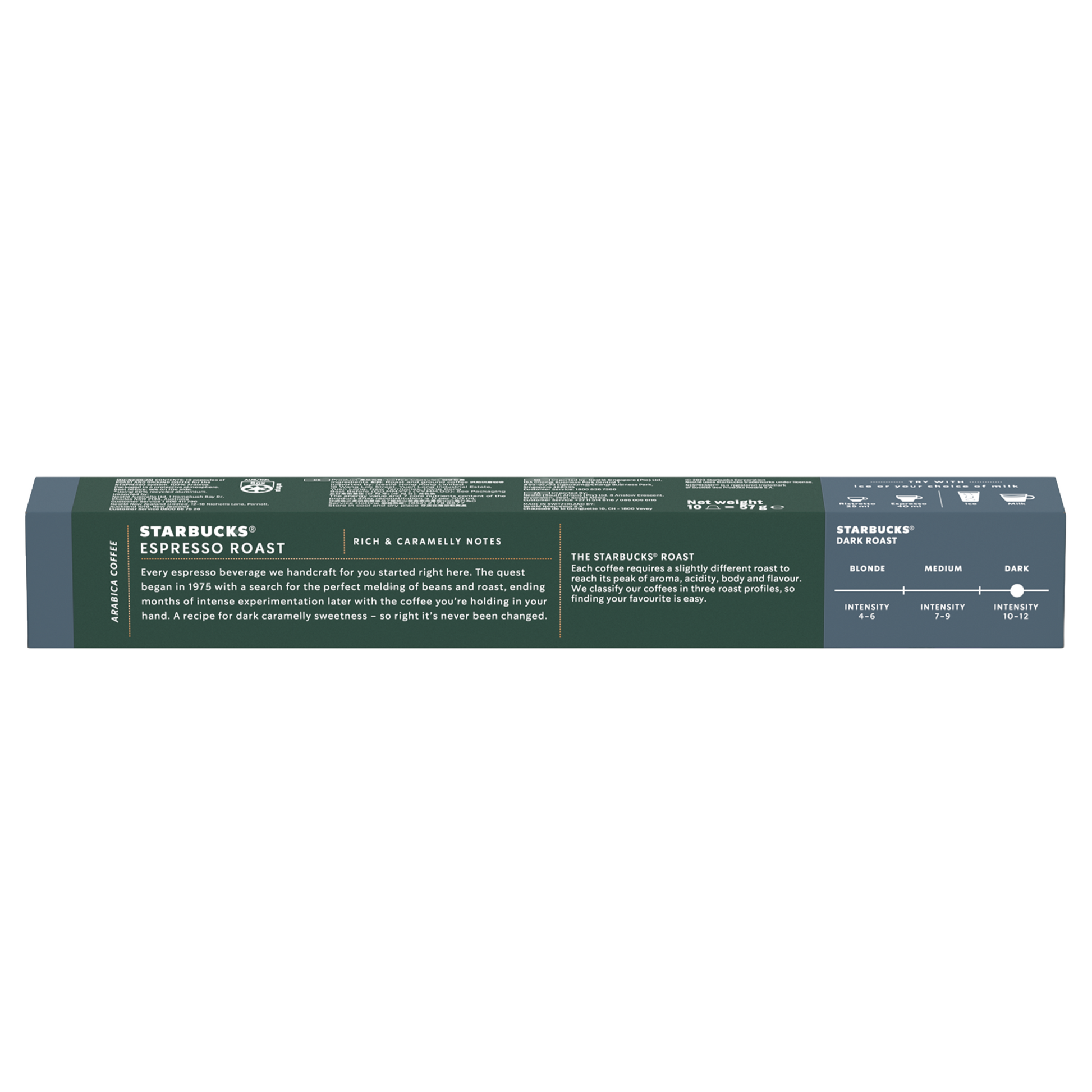 Starbucks caramelly dark roast coffee pods