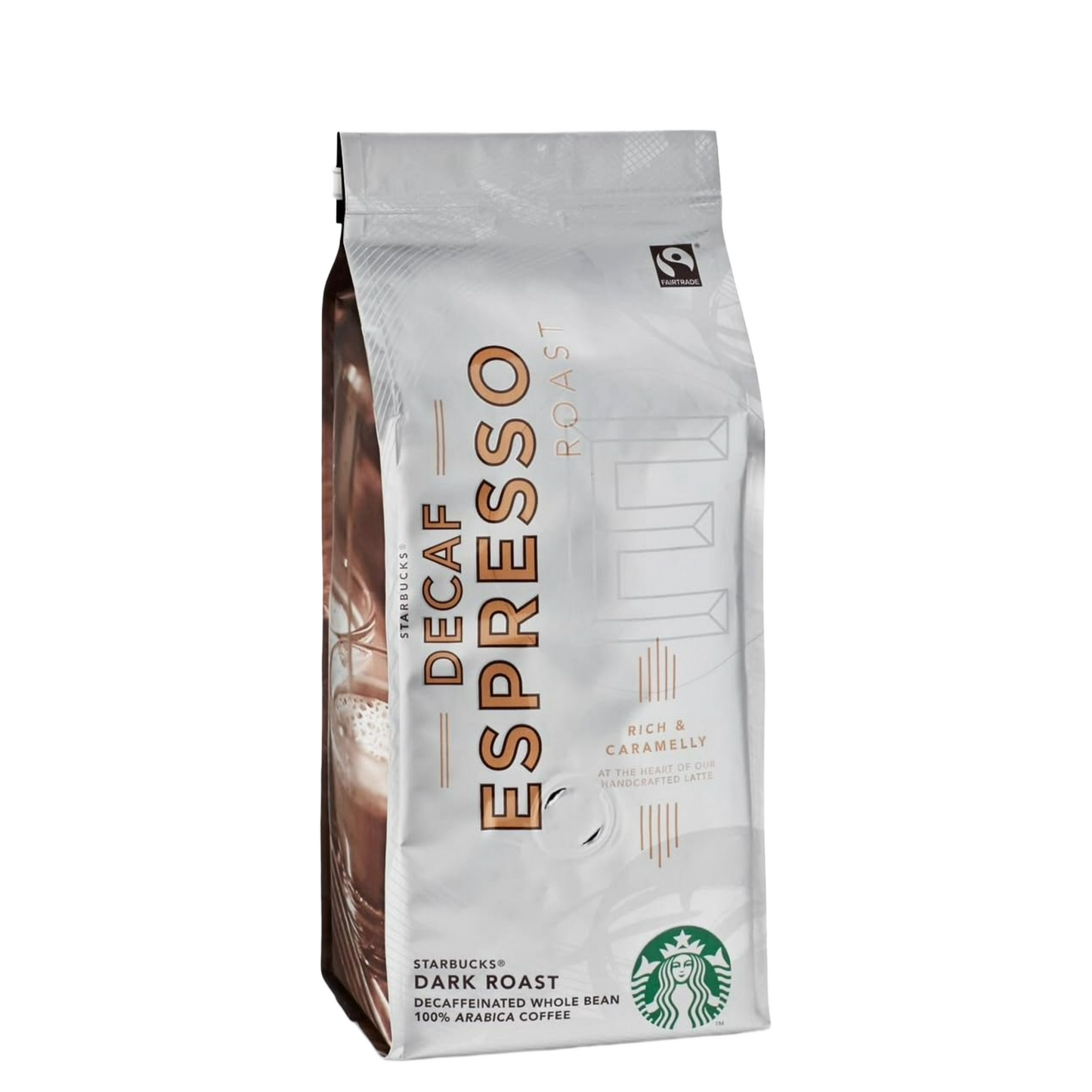Starbucks medium dark roast decaf whole bean coffee