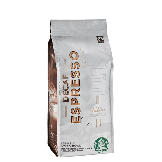 Starbucks medium dark roast decaf whole bean coffee