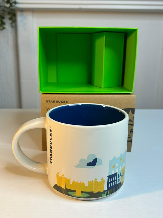 Starbucks Edinburgh Mug 16oz with box packaging – collectors gift set