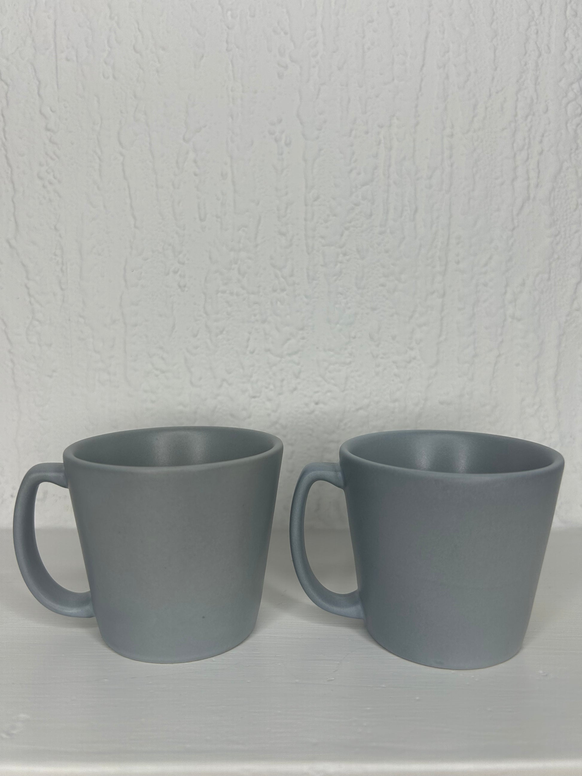 Boxed Starbucks Stone Grey Espresso Mug Set 2oz each
