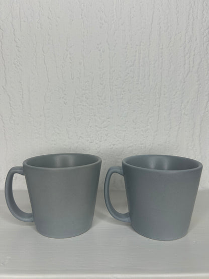 Boxed Starbucks Stone Grey Espresso Mug Set 2oz each