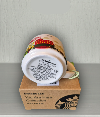 Starbucks You Are Here Italy Mug 16oz back design – Italian souvenir cup