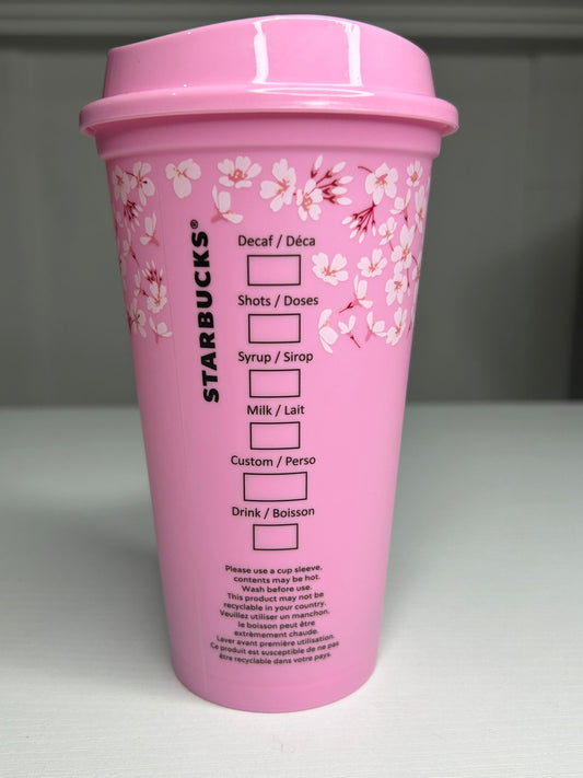 Starbucks Sakura pink coffee cup limited edition