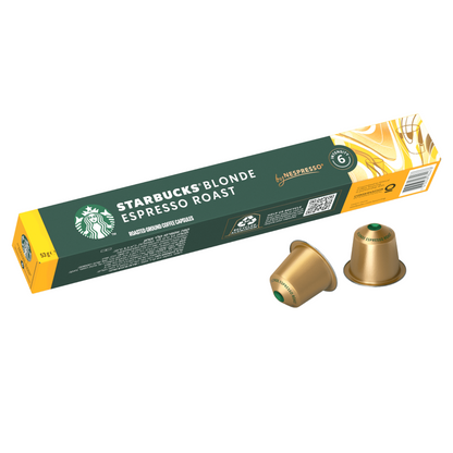Starbucks Blonde Roast light roast coffee capsules