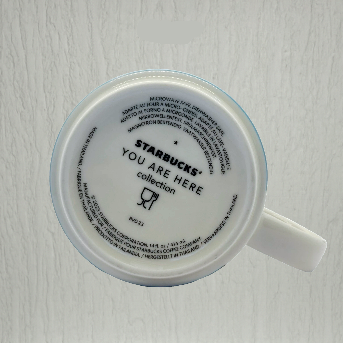 Starbucks You Are Here Cambridge Mug 16oz back design – Cambridge souvenir cup