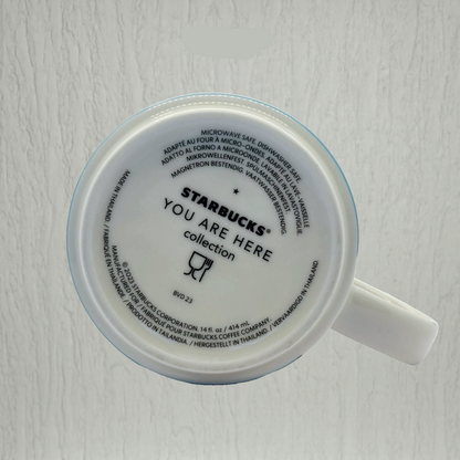 Starbucks You Are Here Cambridge Mug 16oz back design – Cambridge souvenir cup