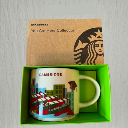 Starbucks You Are Here Cambridge Mug 16oz front view – UK city collection coffee mug
