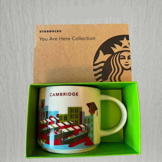 Starbucks You Are Here Cambridge Mug 16oz front view – UK city collection coffee mug