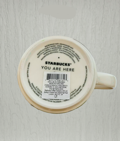 Starbucks You Are Here Ireland Mug 16oz back design – Ireland souvenir cup