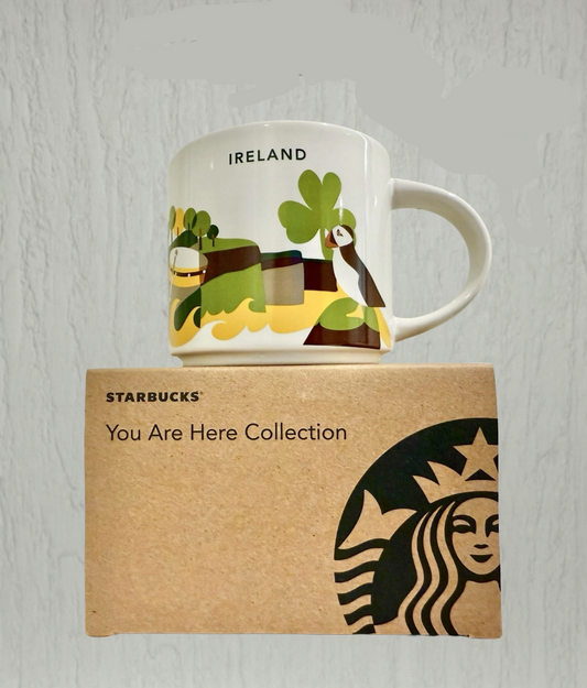 Starbucks You Are Here Ireland Mug 16oz front view – collectible city series coffee mug