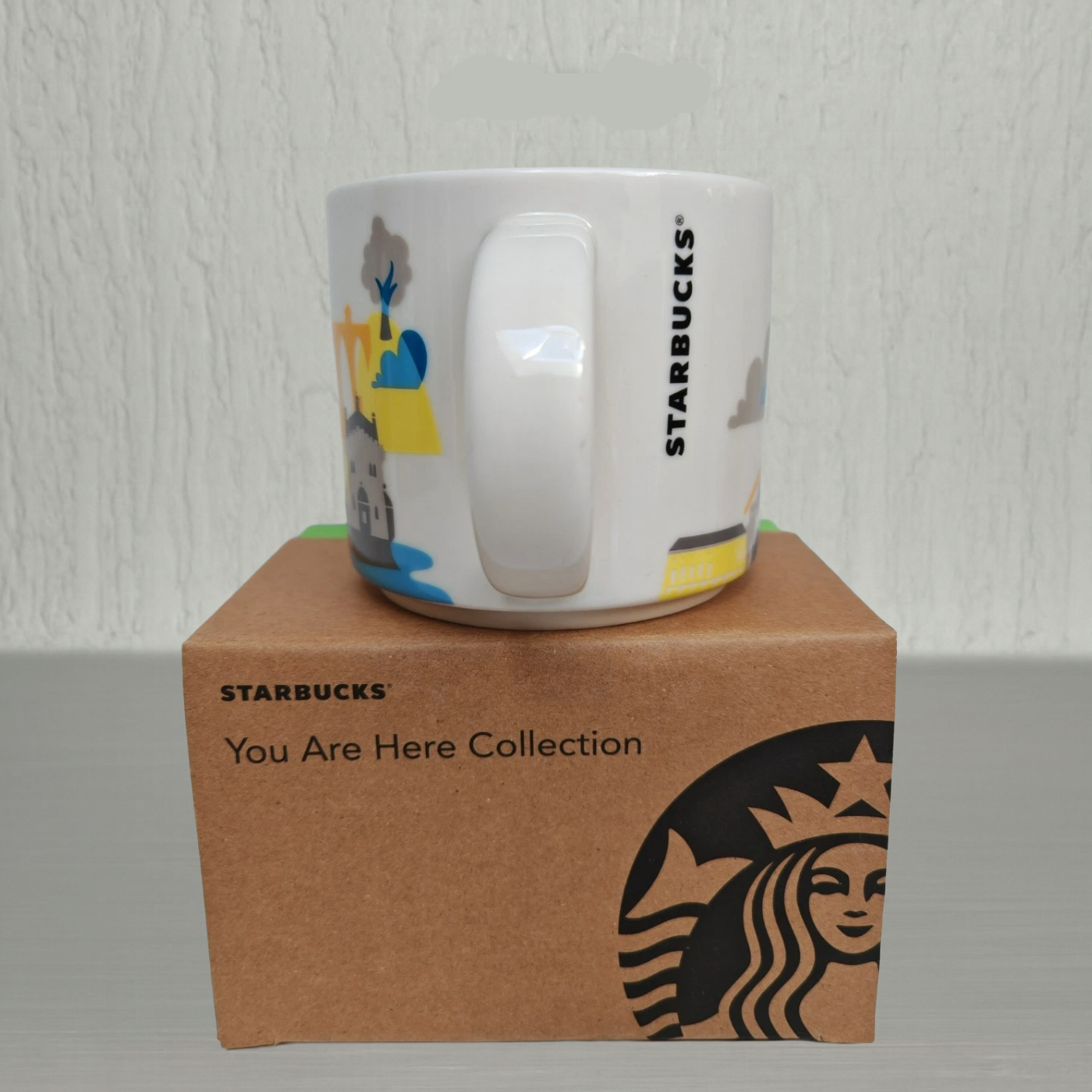 Starbucks You Are Here Lisbon Mug 16oz ceramic coffee cup – city series collectible