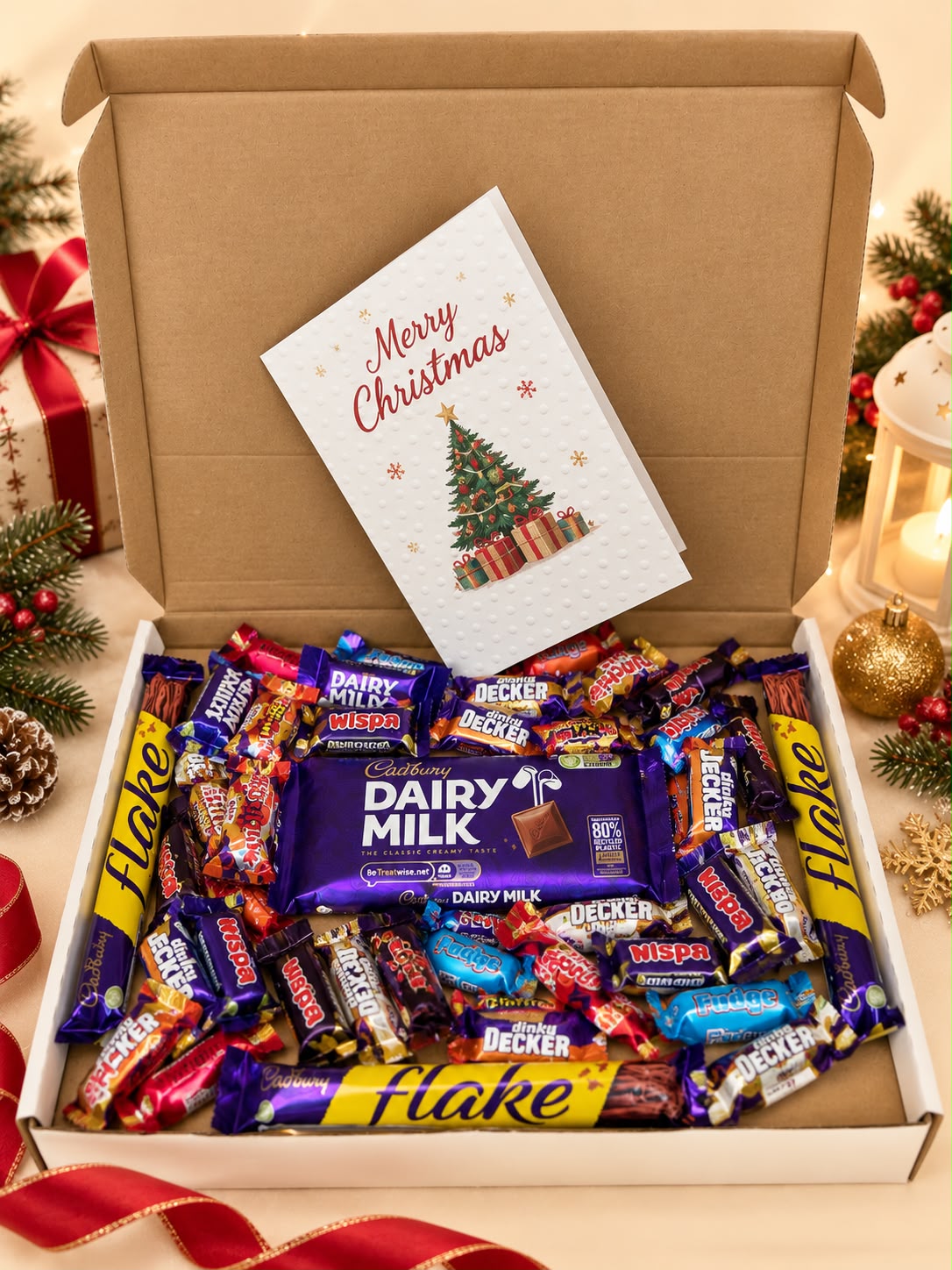 Mixed British chocolate gift box for birthdays and celebrations